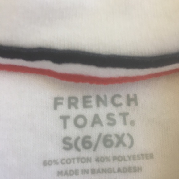 Girls white collared shirt size 6 - Picture 2 of 2